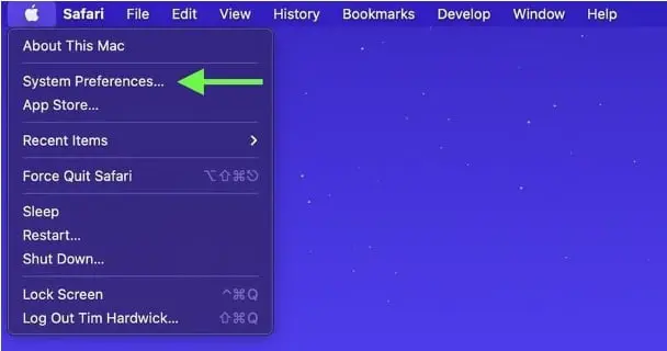 Fast User Switching - System Preferences