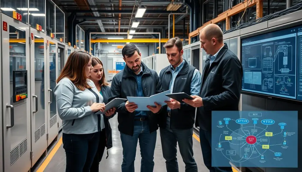 Toronto manufacturing team implementing OT-IT integration best practices