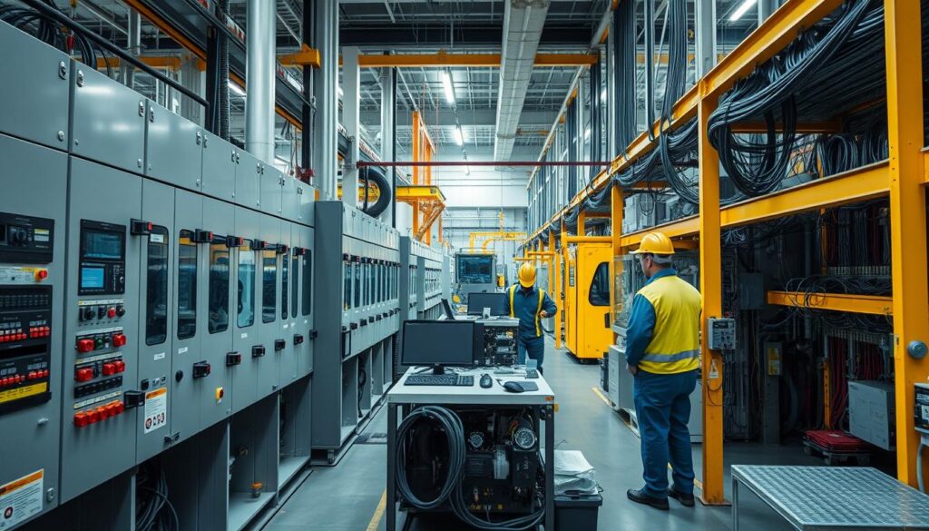 Toronto manufacturing facility showing OT-IT integration challenges with legacy equipment